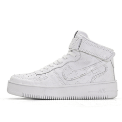 AF1 Botinha MID x LV | Branco Branco