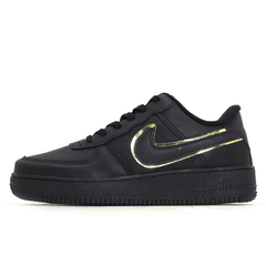 AF1 Refletivo | Preto Dourado