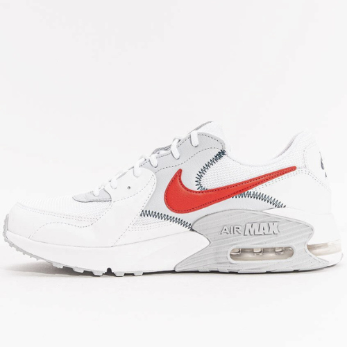 Air Max Excee | Branco Cinza Vermelho