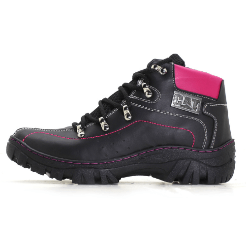 Caterpillar Adventure Couro sintético | Preto Pink - KIX Brasil